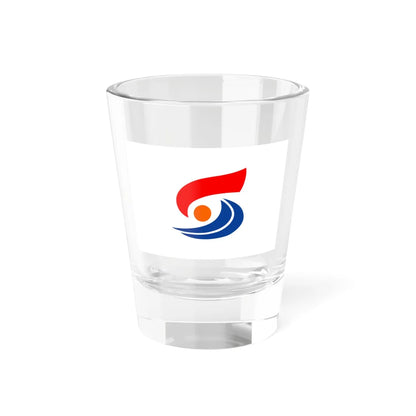 Flag of Shitara Aichi (Japan) Shot Glass 1.5oz 1.5oz - Go Mug Yourself