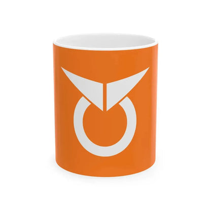 Flag of Shiwahime Miyagi 1963-2005 (Japan) White Coffee Mug 11oz - Go Mug Yourself