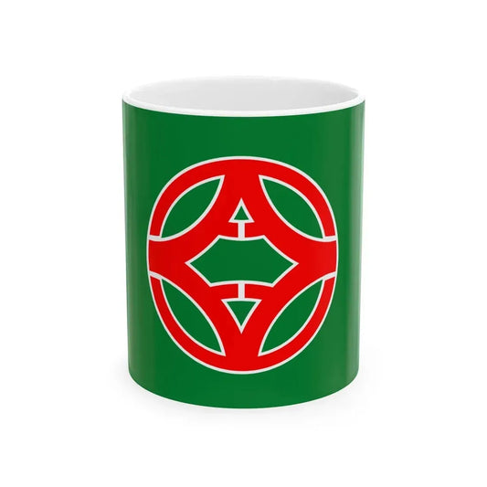 Flag of Shizunai Hokkaido 1950-2006 (Japan) White Coffee Mug 11oz - Go Mug Yourself