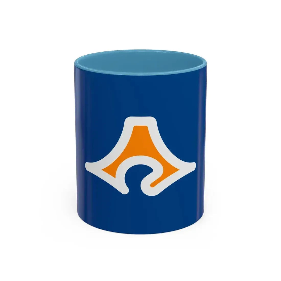 Flag of Shizuoka Prefecture Japan - Accent Coffee Mug 11oz Light Blue - Go Mug Yourself