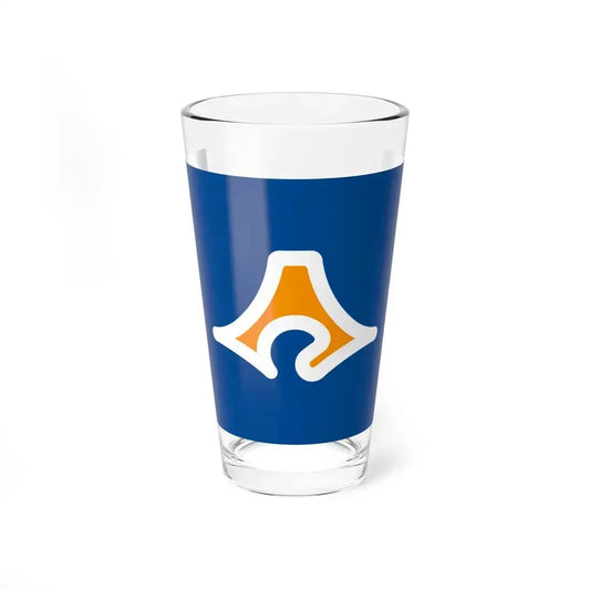 Flag of Shizuoka Prefecture Japan - Pint Glass 16oz 16oz - Go Mug Yourself