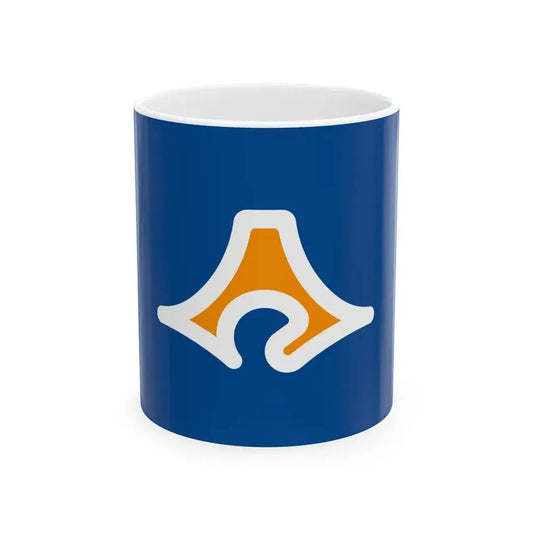 Flag of Shizuoka Prefecture Japan - White Coffee Mug 11oz - Go Mug Yourself