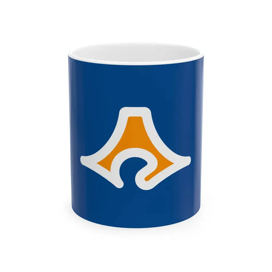 Flag of Shizuoka Prefecture (Japan) White Coffee Mug 11oz - Go Mug Yourself