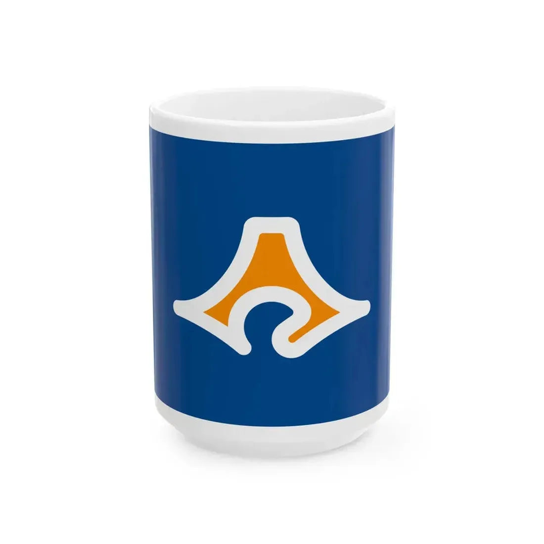 Flag of Shizuoka Prefecture (Japan) White Coffee Mug 15oz - Go Mug Yourself