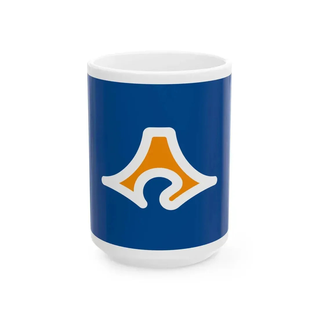 Flag of Shizuoka Prefecture Japan - White Coffee Mug 15oz - Go Mug Yourself