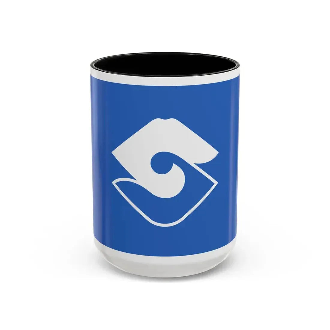 Flag of Shizuoka Shizuoka Japan - Accent Coffee Mug 15oz Black - Go Mug Yourself
