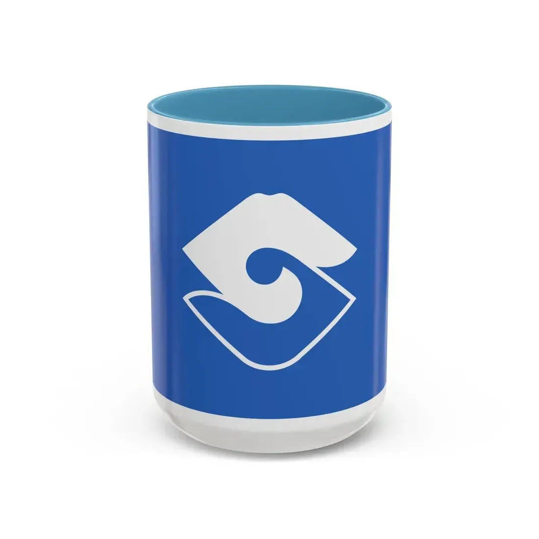 Flag of Shizuoka Shizuoka Japan - Accent Coffee Mug 15oz Light Blue - Go Mug Yourself