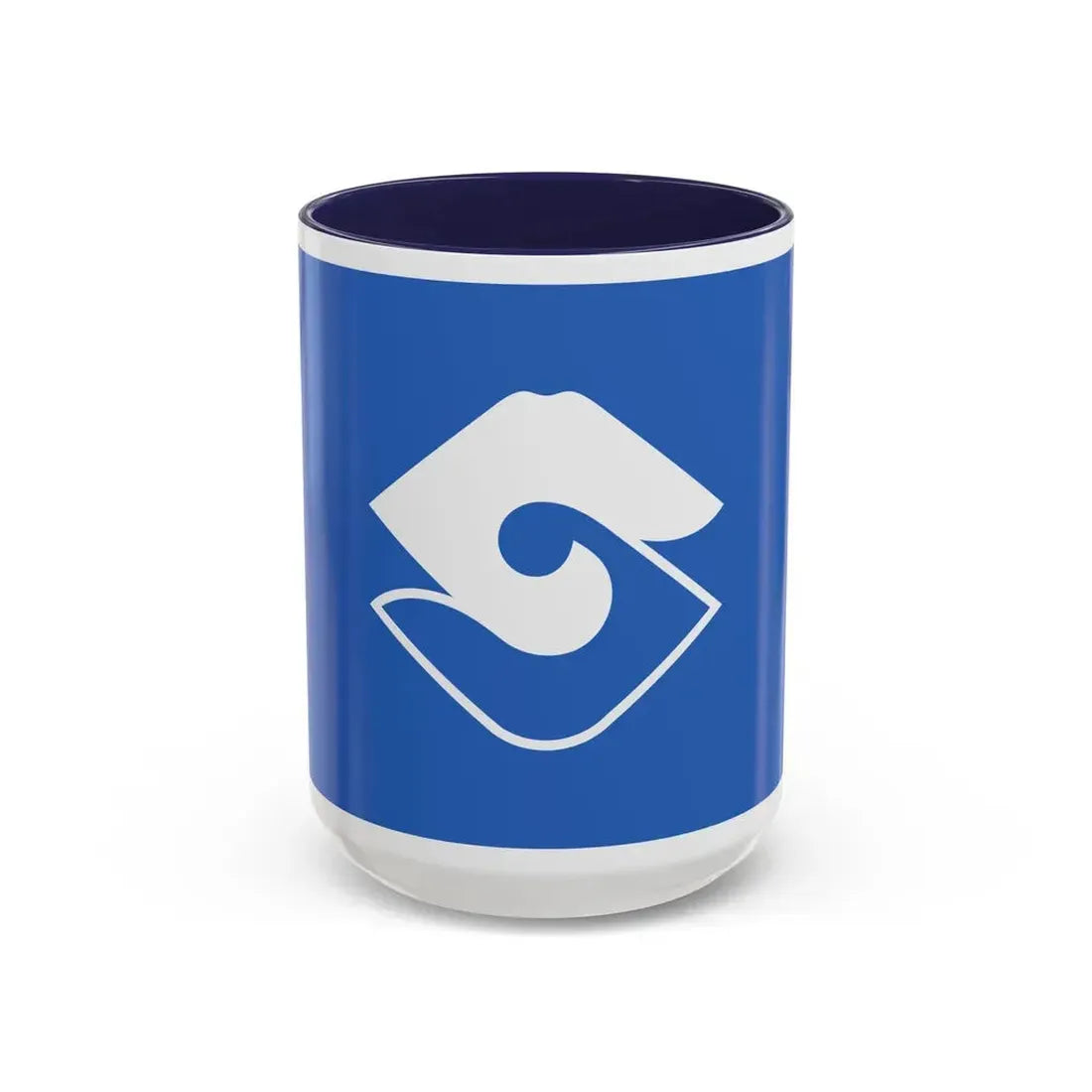 Flag of Shizuoka Shizuoka Japan - Accent Coffee Mug 15oz Navy - Go Mug Yourself