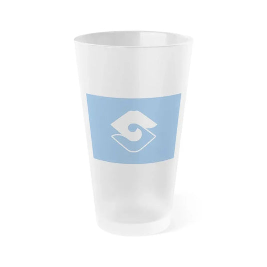 Flag of Shizuoka Shizuoka Japan - Frosted Pint Glass 16oz 16oz Frosted - Go Mug Yourself