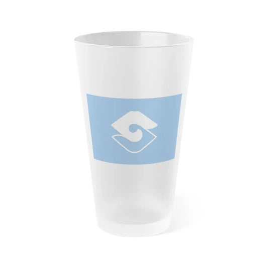 Flag of Shizuoka Shizuoka Japan - Frosted Pint Glass 16oz 16oz Frosted - Go Mug Yourself