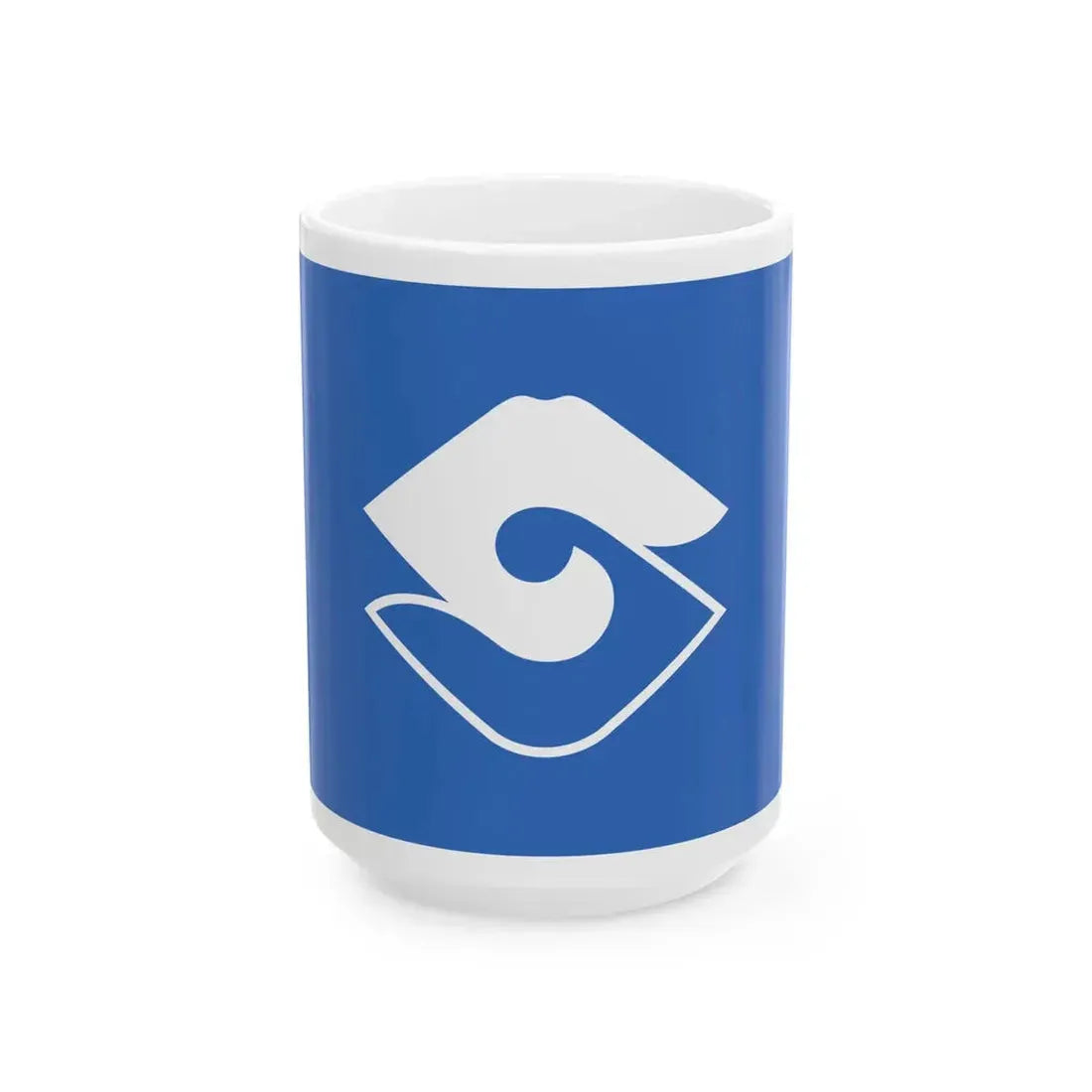 Flag of Shizuoka Shizuoka (Japan) White Coffee Mug 15oz - Go Mug Yourself