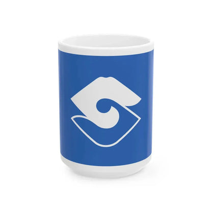 Flag of Shizuoka Shizuoka (Japan) White Coffee Mug 15oz - Go Mug Yourself