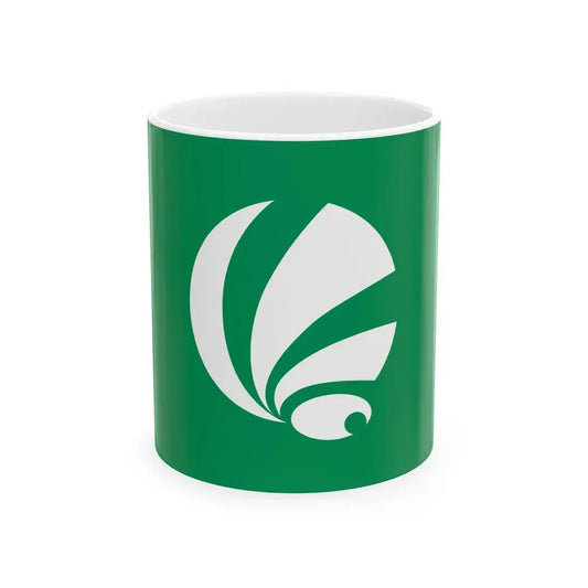 Flag of Shodoshima Kagawa (Japan) White Coffee Mug 11oz - Go Mug Yourself