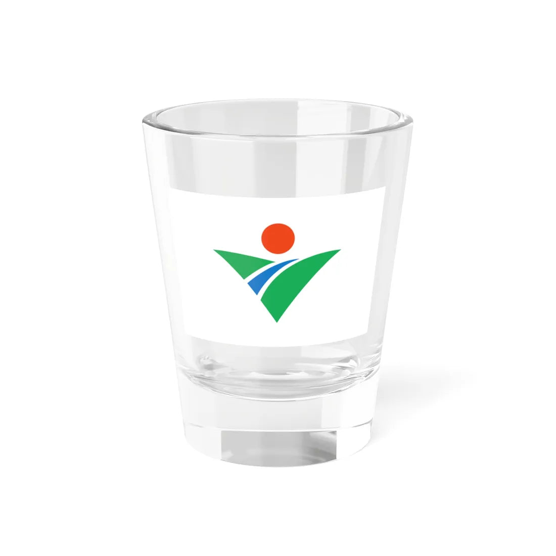 Flag of Shonai Yamagata (Japan) Shot Glass 1.5oz 1.5oz - Go Mug Yourself