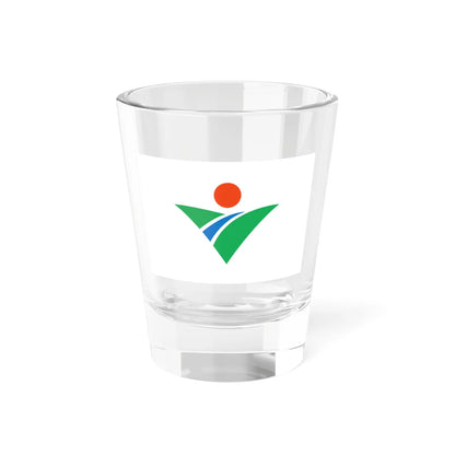 Flag of Shonai Yamagata (Japan) Shot Glass 1.5oz 1.5oz - Go Mug Yourself