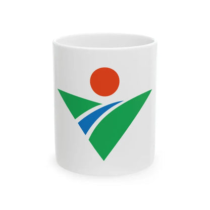Flag of Shonai Yamagata (Japan) White Coffee Mug 11oz - Go Mug Yourself