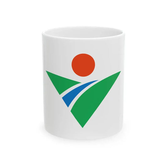 Flag of Shonai Yamagata (Japan) White Coffee Mug 11oz - Go Mug Yourself