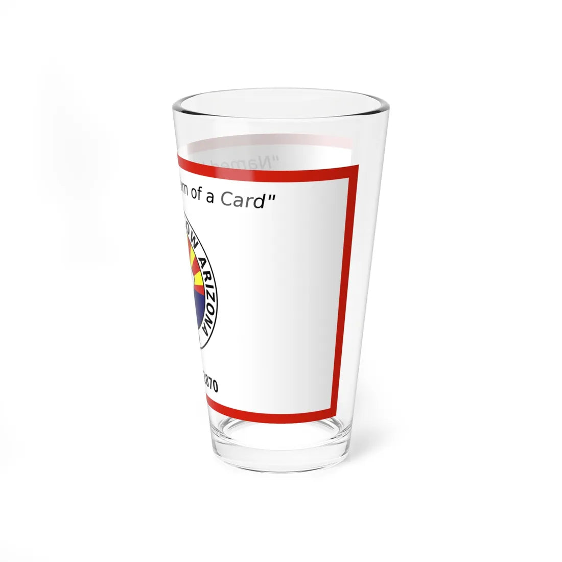 Flag of Show Low Arizona (United States) Pint Glass 16oz - Go Mug Yourself