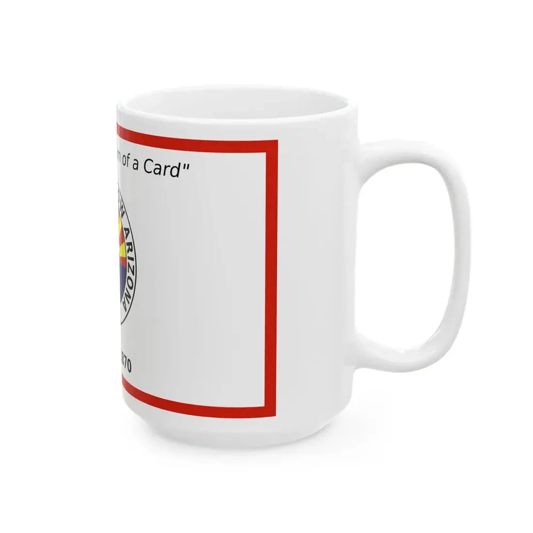 Flag of Show Low Arizona (United States) White Coffee Mug - Go Mug Yourself