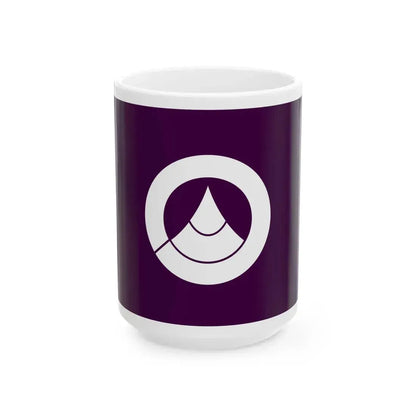 Flag of Showa Yamanashi (Japan) White Coffee Mug 15oz - Go Mug Yourself