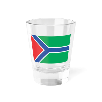 Flag of Shuakhevi Municipality (Georgia) Shot Glass 1.5oz 1.5oz - Go Mug Yourself