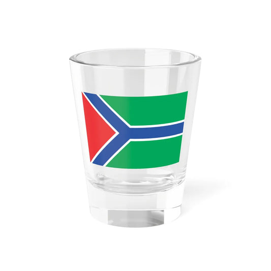 Flag of Shuakhevi Municipality (Georgia) Shot Glass 1.5oz 1.5oz - Go Mug Yourself