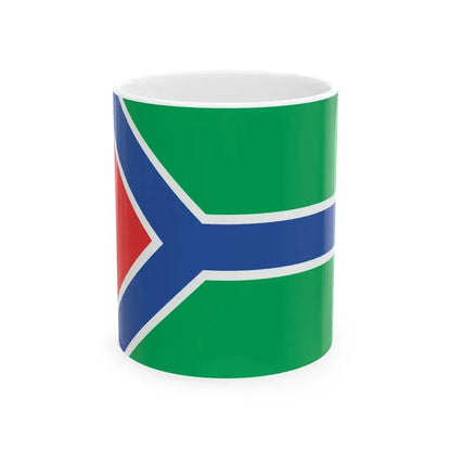 Flag of Shuakhevi Municipality (Georgia) White Coffee Mug 11oz - Go Mug Yourself