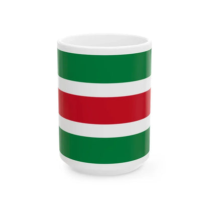 Flag of Shushufindi (Ecuador) White Coffee Mug 15oz - Go Mug Yourself
