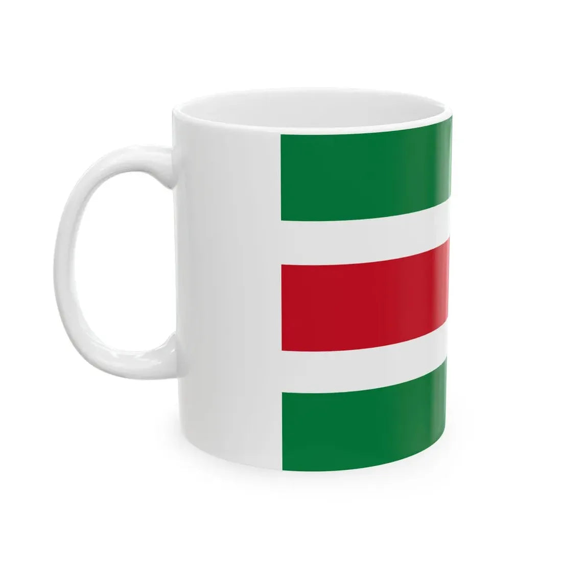 Flag of Shushufindi (Ecuador) White Coffee Mug - Go Mug Yourself