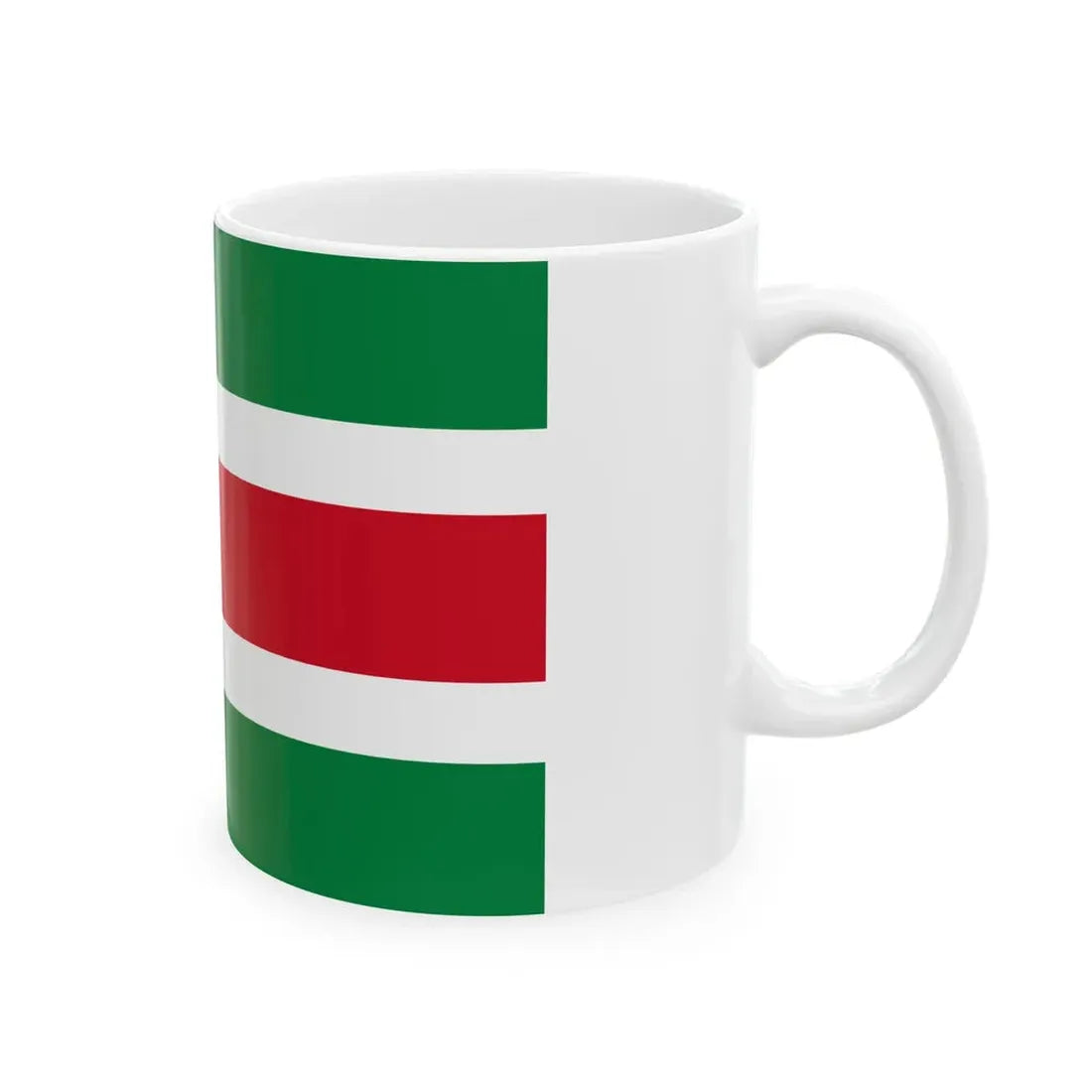 Flag of Shushufindi (Ecuador) White Coffee Mug - Go Mug Yourself