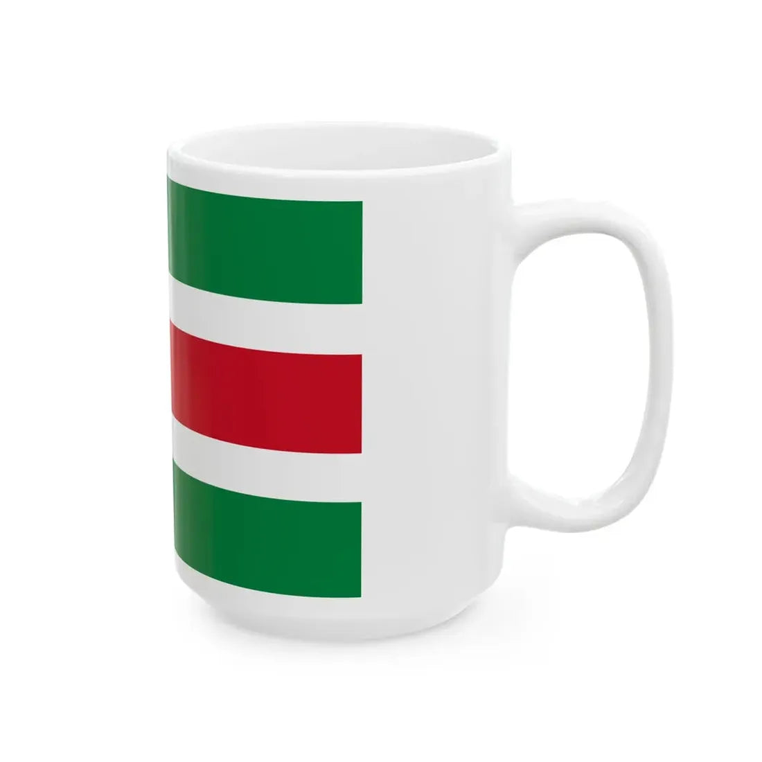 Flag of Shushufindi (Ecuador) White Coffee Mug - Go Mug Yourself