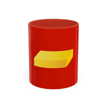 Flag of Shuya Russia - Accent Coffee Mug 11oz Red - Go Mug Yourself