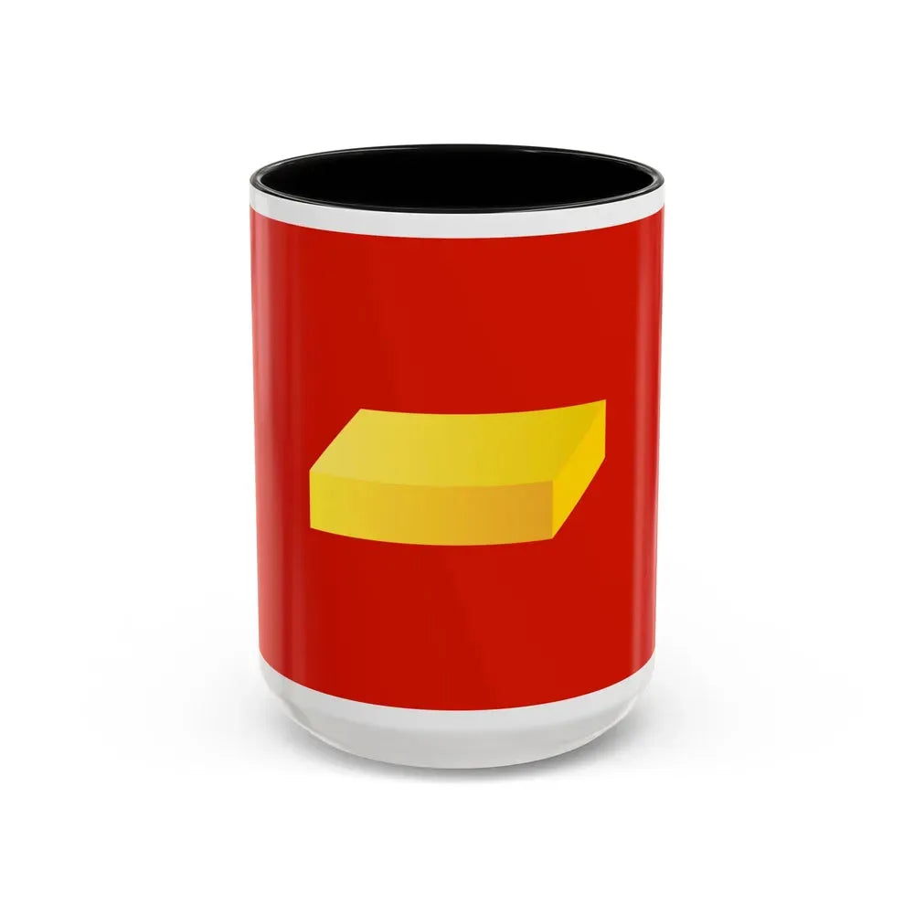 Flag of Shuya Russia - Accent Coffee Mug 15oz Black - Go Mug Yourself