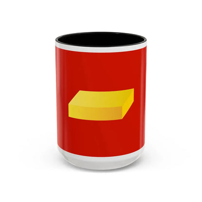 Flag of Shuya Russia - Accent Coffee Mug 15oz Black - Go Mug Yourself