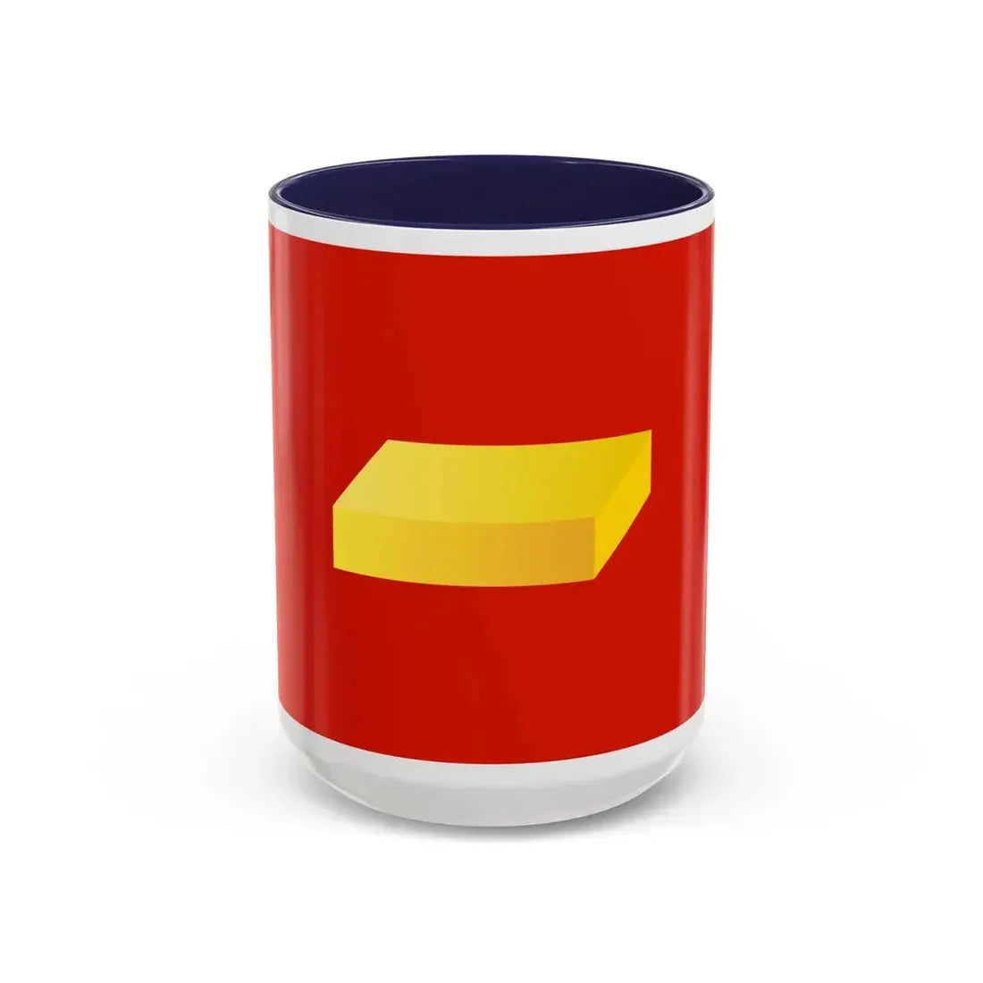 Flag of Shuya Russia - Accent Coffee Mug 15oz Navy - Go Mug Yourself