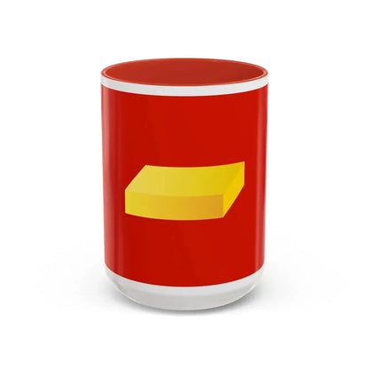 Flag of Shuya Russia - Accent Coffee Mug 15oz Red - Go Mug Yourself