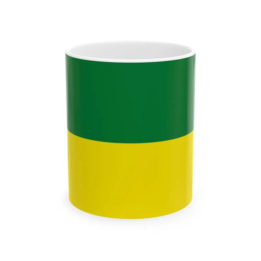 Flag of Sicaya Bolivia (Bolivia) White Coffee Mug 11oz - Go Mug Yourself
