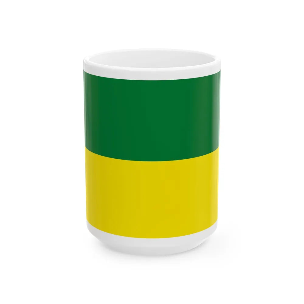 Flag of Sicaya Bolivia (Bolivia) White Coffee Mug 15oz - Go Mug Yourself