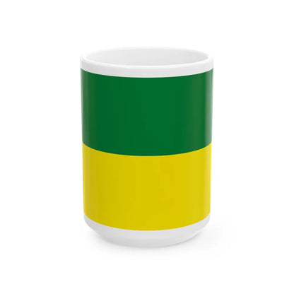 Flag of Sicaya Bolivia (Bolivia) White Coffee Mug 15oz - Go Mug Yourself