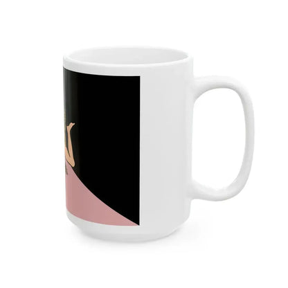 Flag of Sicily pink and black (Italy) White Coffee Mug - Go Mug Yourself