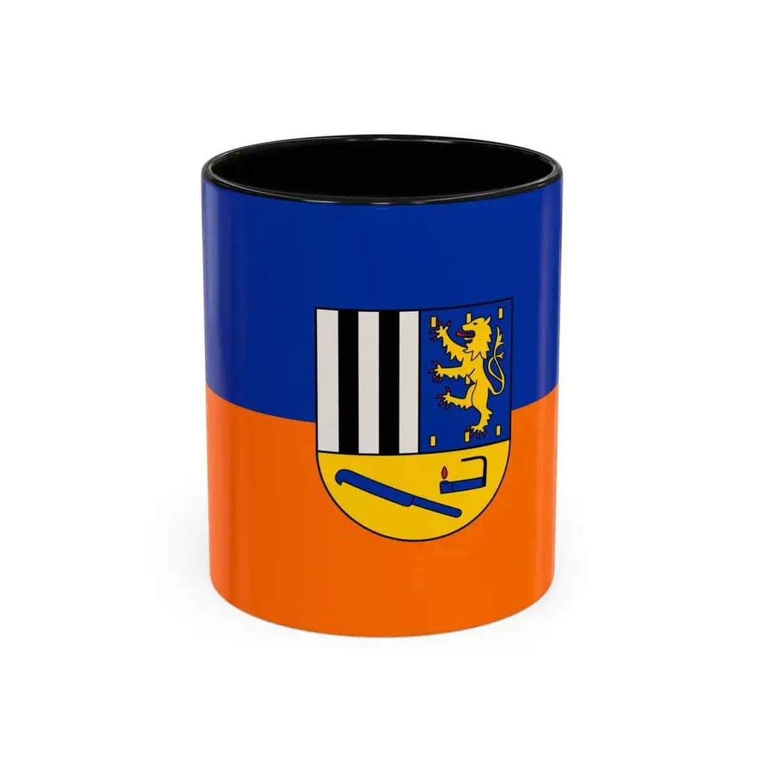 Flag of Siegen Wittgenstein Germany - Accent Coffee Mug 11oz Black - Go Mug Yourself
