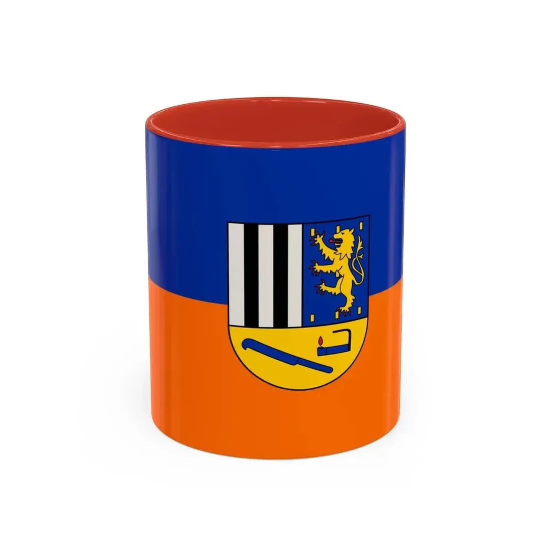 Flag of Siegen Wittgenstein Germany - Accent Coffee Mug 11oz Red - Go Mug Yourself