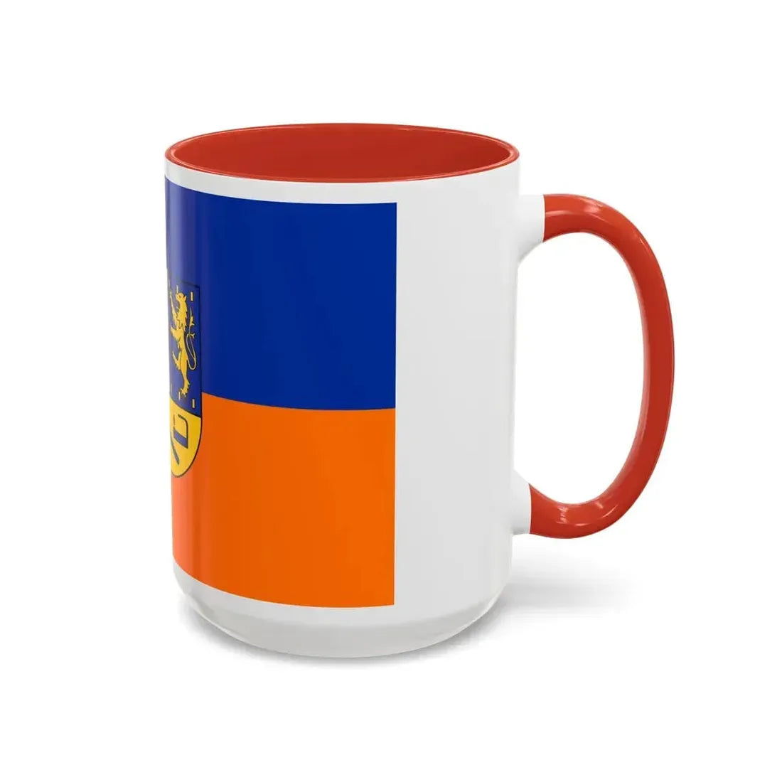Flag of Siegen Wittgenstein Germany - Accent Coffee Mug - Go Mug Yourself
