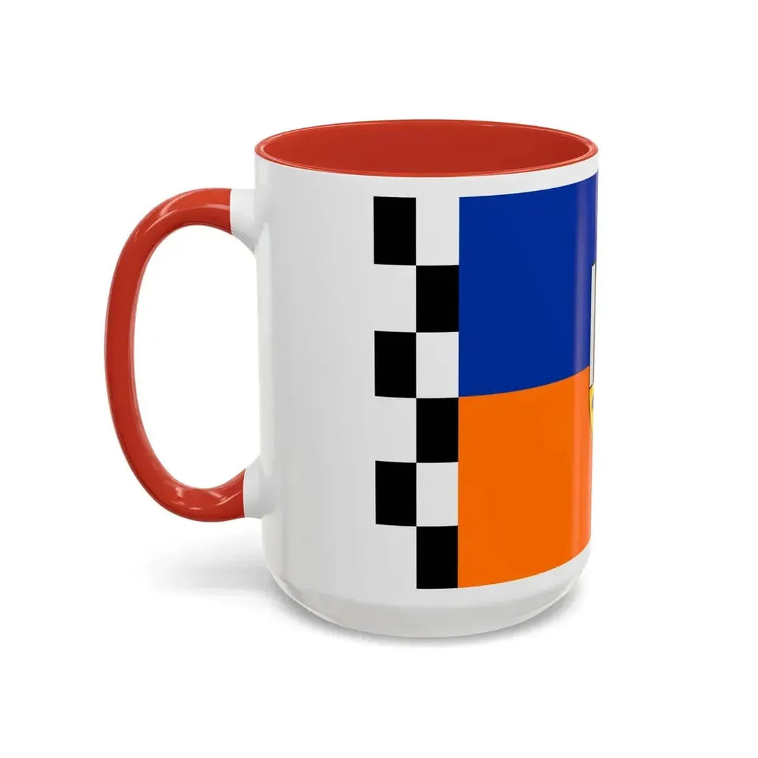 Flag of Siegen Wittgenstein Germany - Accent Coffee Mug - Go Mug Yourself