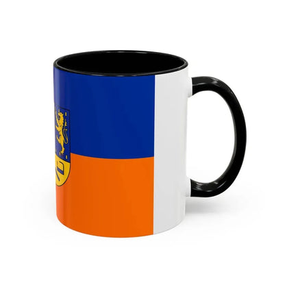 Flag of Siegen Wittgenstein Germany - Accent Coffee Mug - Go Mug Yourself