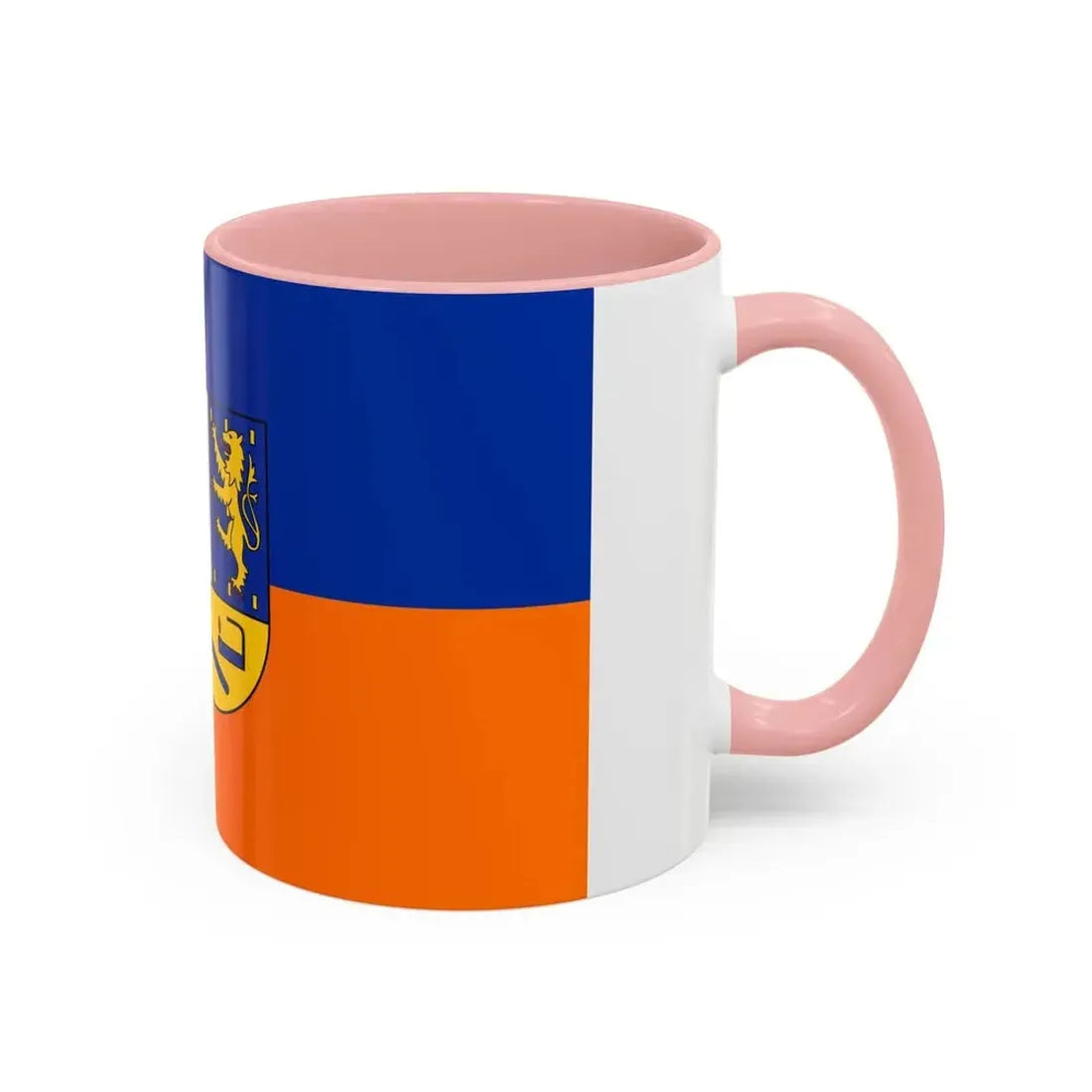 Flag of Siegen Wittgenstein Germany - Accent Coffee Mug - Go Mug Yourself