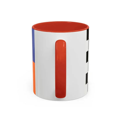 Flag of Siegen Wittgenstein Germany - Accent Coffee Mug - Go Mug Yourself