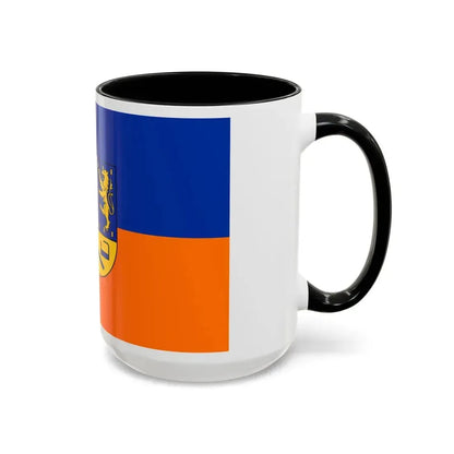 Flag of Siegen Wittgenstein Germany - Accent Coffee Mug - Go Mug Yourself