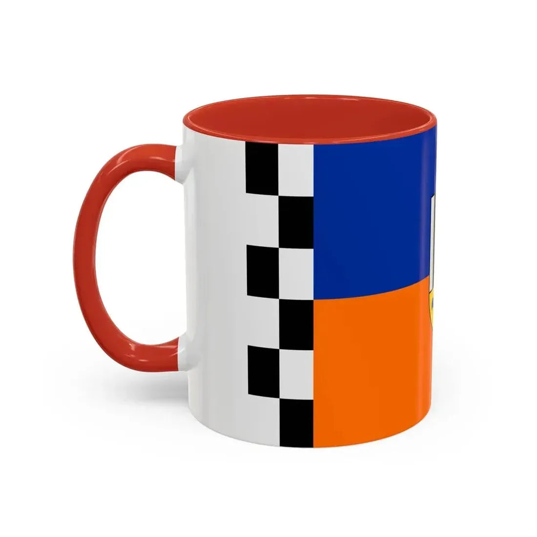 Flag of Siegen Wittgenstein Germany - Accent Coffee Mug - Go Mug Yourself