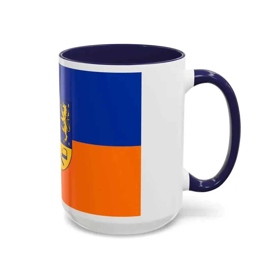 Flag of Siegen Wittgenstein Germany - Accent Coffee Mug - Go Mug Yourself
